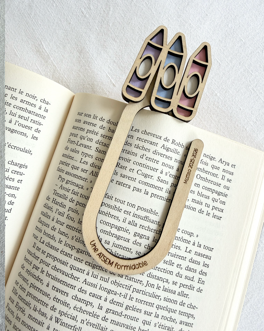Marque page - Collection fin d'année