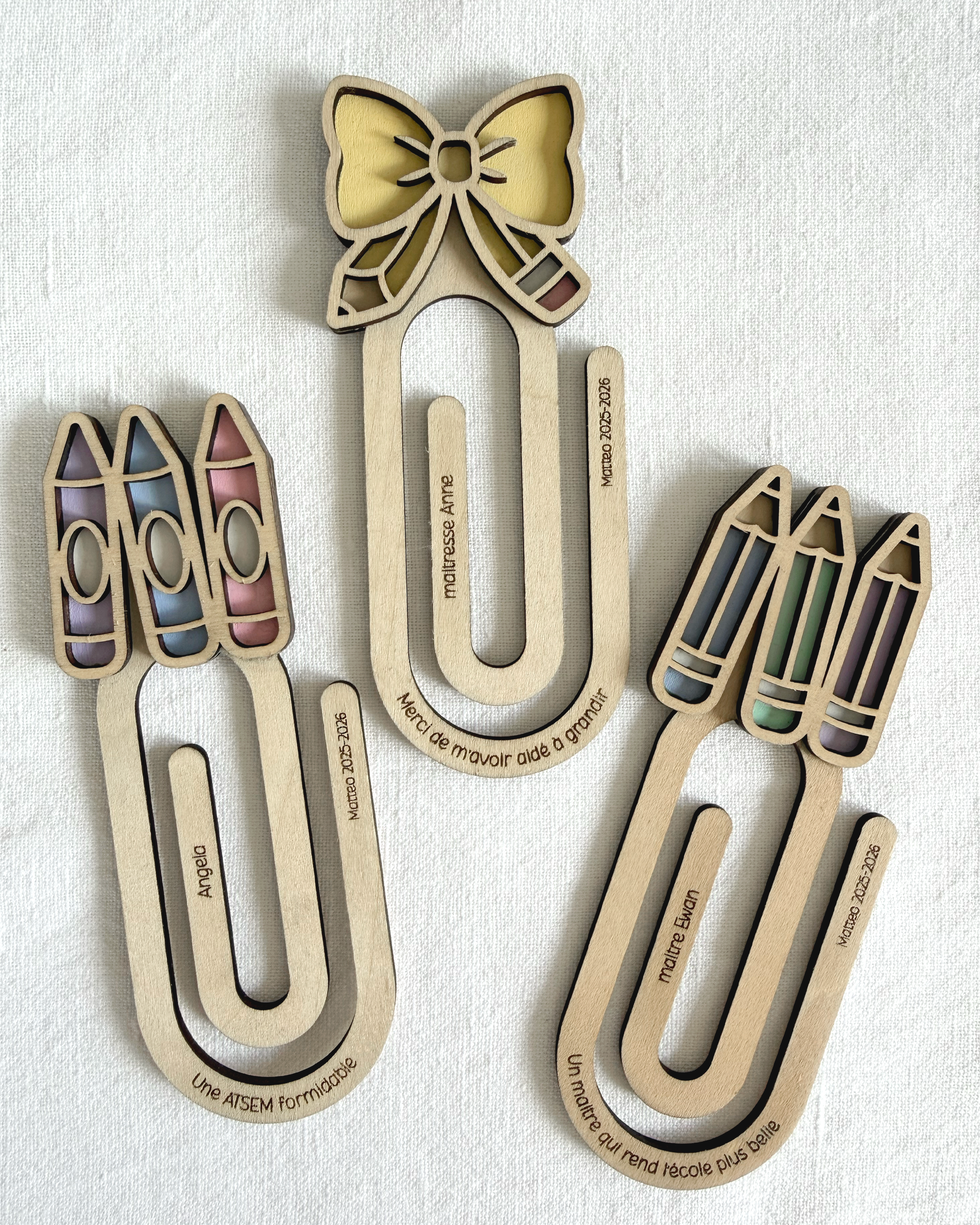 Marque page - Collection fin d'année