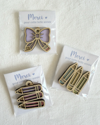 Badge ou porte clef - Collection fin d'année