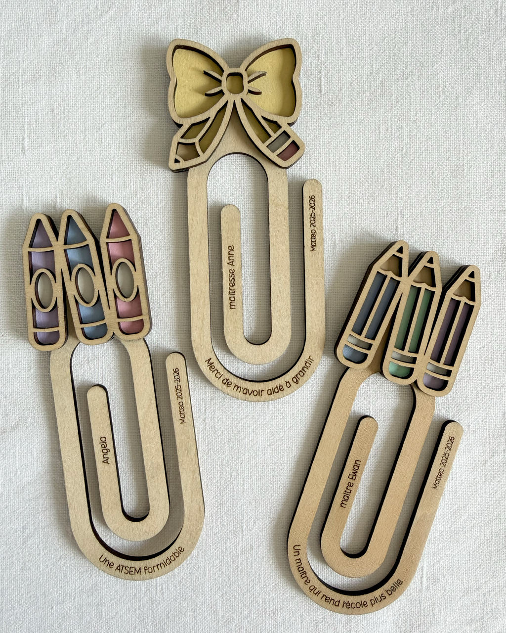 Marque page - Collection fin d'année