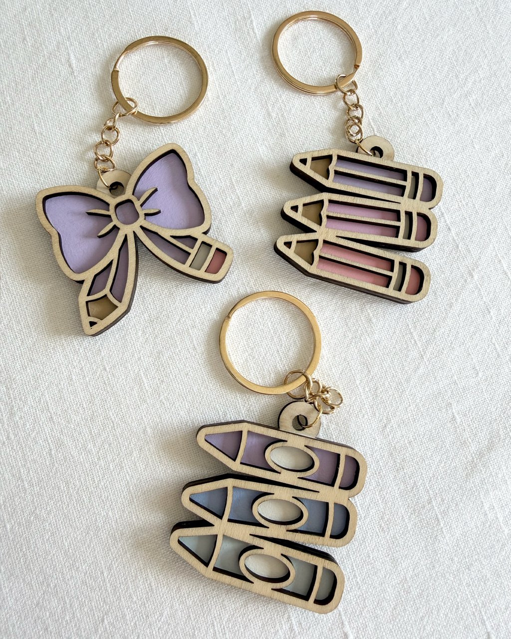 Badge ou porte clef - Collection fin d'année