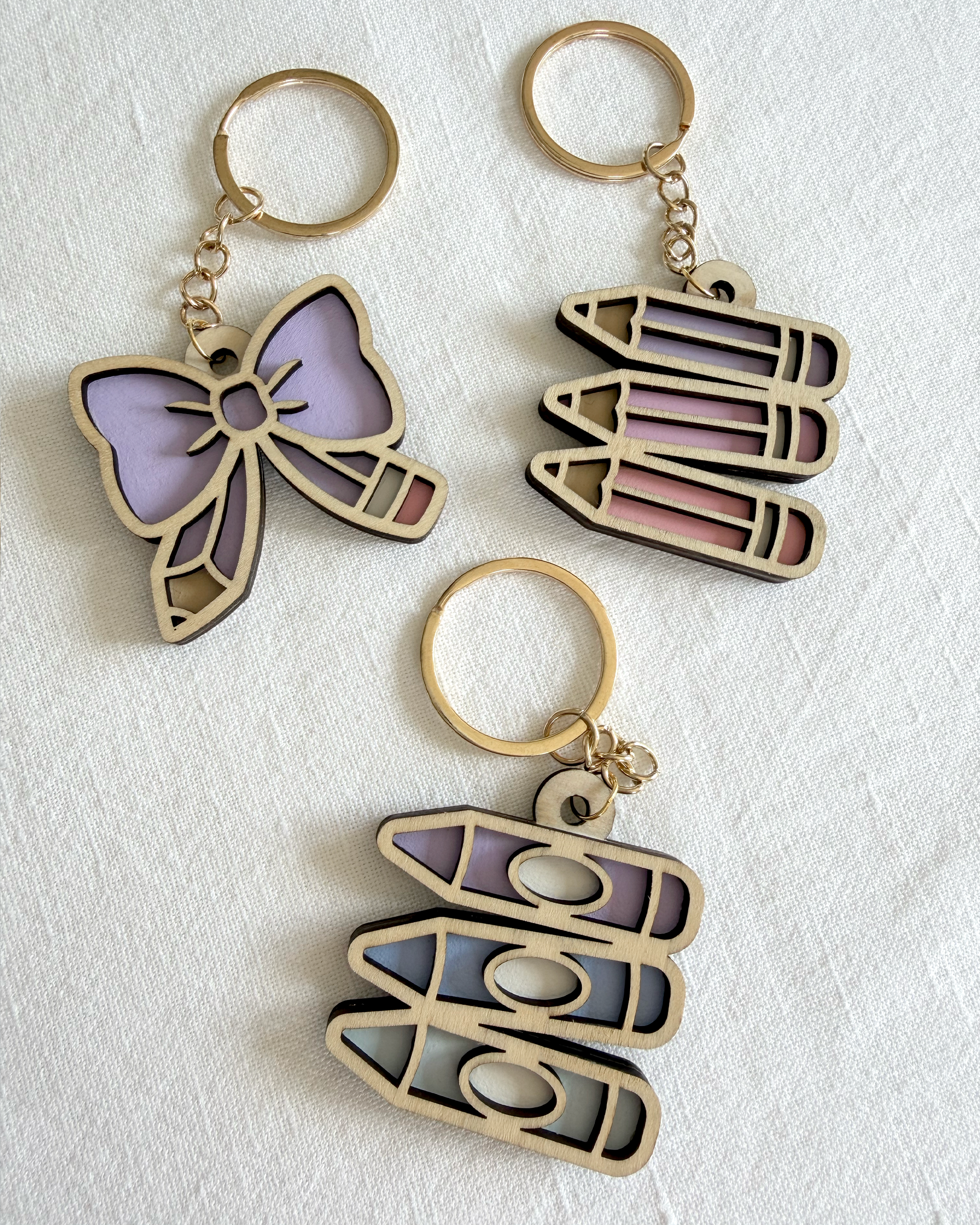 Badge ou porte clef - Collection fin d'année