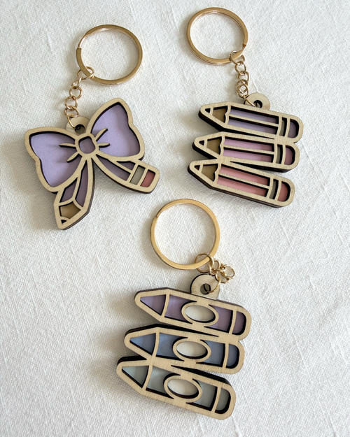 Badge ou porte clef - Collection fin d'année